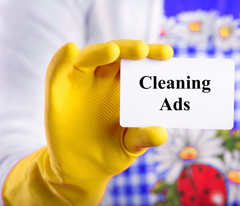 cleaning ads